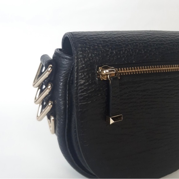 Rebecca Minkoff Black Leather Crossbody Bag in great Preloved condition - Picture 2 of 10